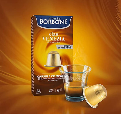 CIAO VENEZIA– 10 Capsules Aluminium Nespresso® – intensité 7.5 - Image 2