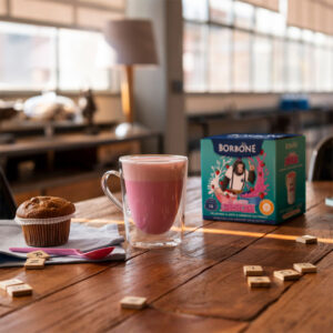 Alternative view of 16 Capsules Borbone "DJ GUSTO CHEESECAKE" - Chocolat Blanc a La Fraise