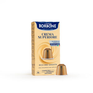 Crema superior – 10 Capsules Aluminium Nespresso® – Intensité  9
