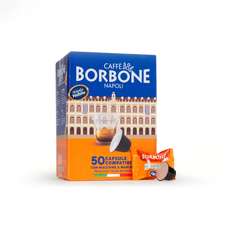 50 Capsules NOBILE Caffè Borbone Compatible Nespresso®