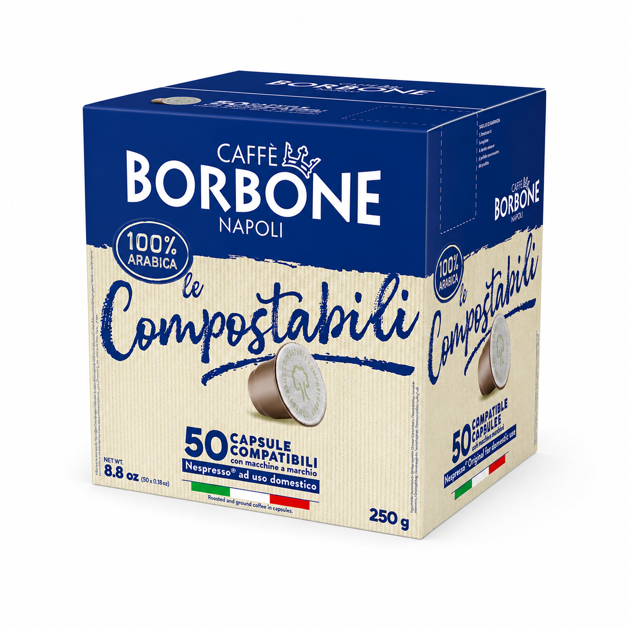 Capsules compostables compatibles Nespresso® – 100 % Arabica